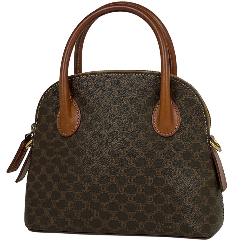 Celine Macadam handbag all over canvas brown